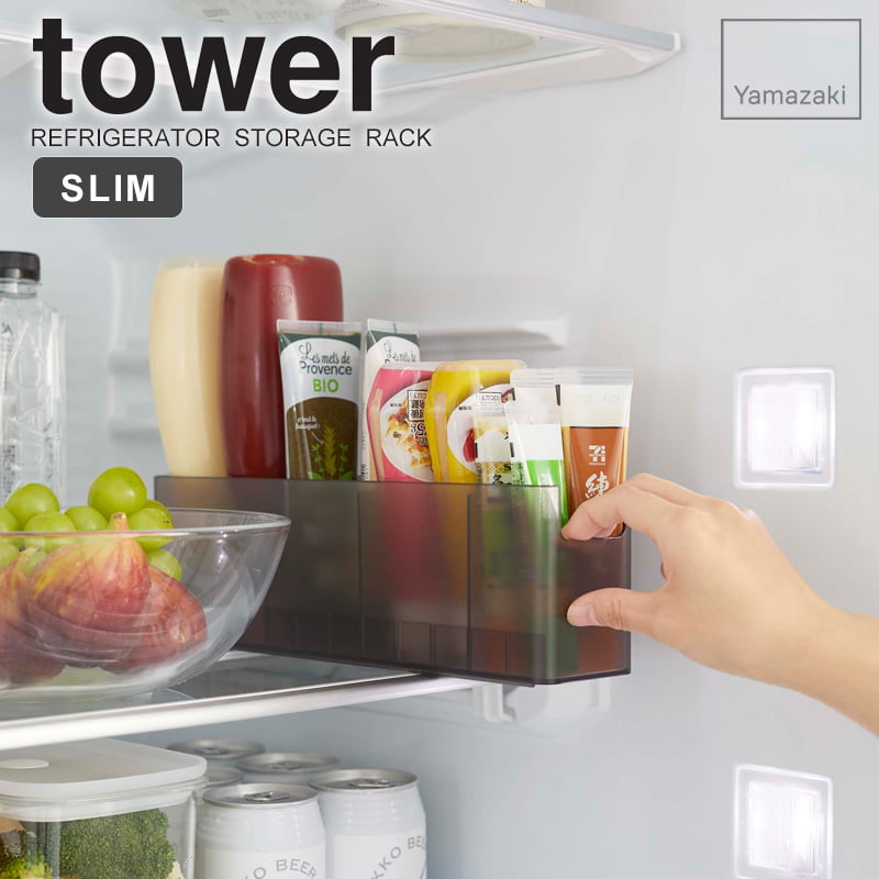 スリム調味料収納ラックの使用イメージ